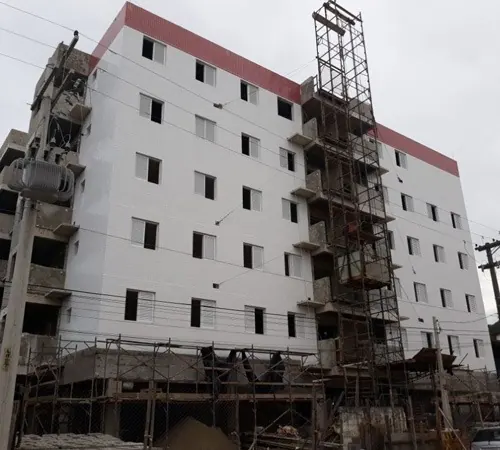 Construtoras e Fachadas – projeto da Marmoraria Mundo das Pedras em Ubatuba