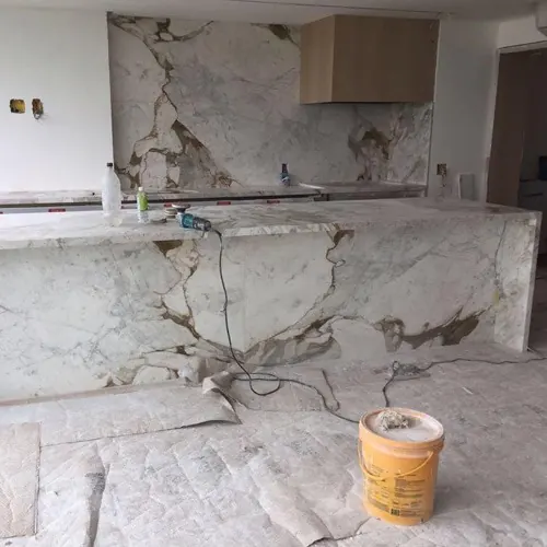 Mármores e granitos – obra 16 da Marmoraria Mundo das Pedras em Ubatuba